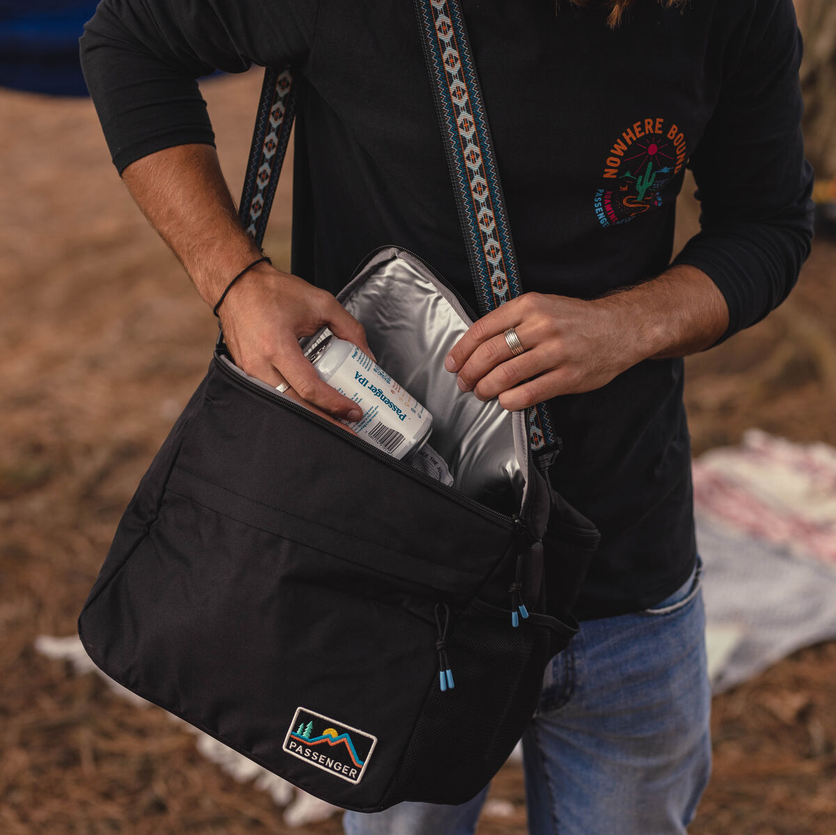 Day Pack Cooler Bag - Black - Lifestyle