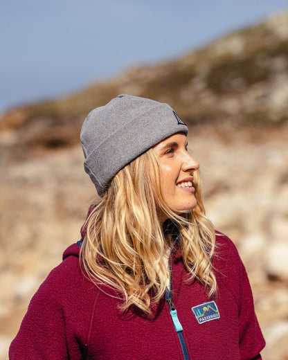Wanderer Polar Beanie - Grey Marl - Lifestyle