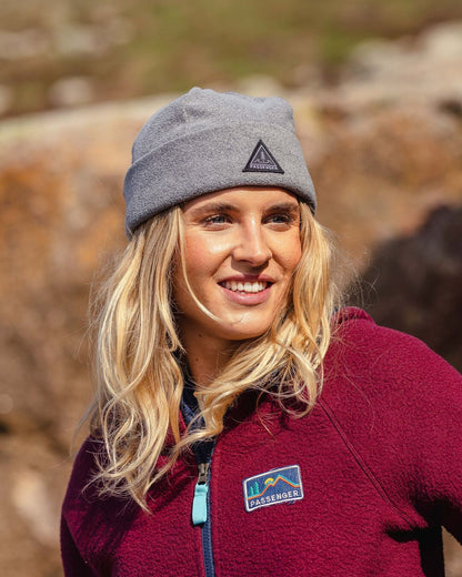 Wanderer Polar Beanie - Grey Marl - Lifestyle