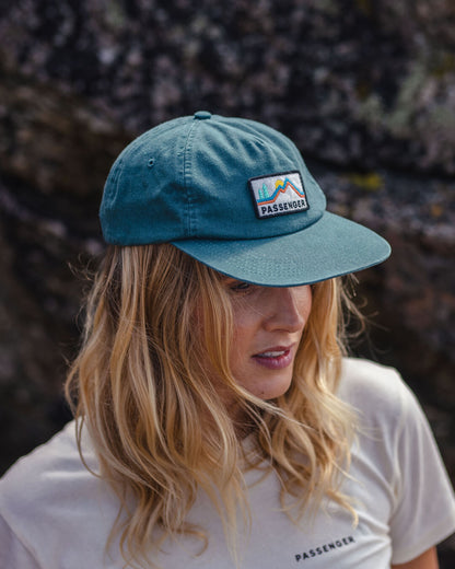 Fluke 5 Panel Cap - Deep Ocean - Lifestyle