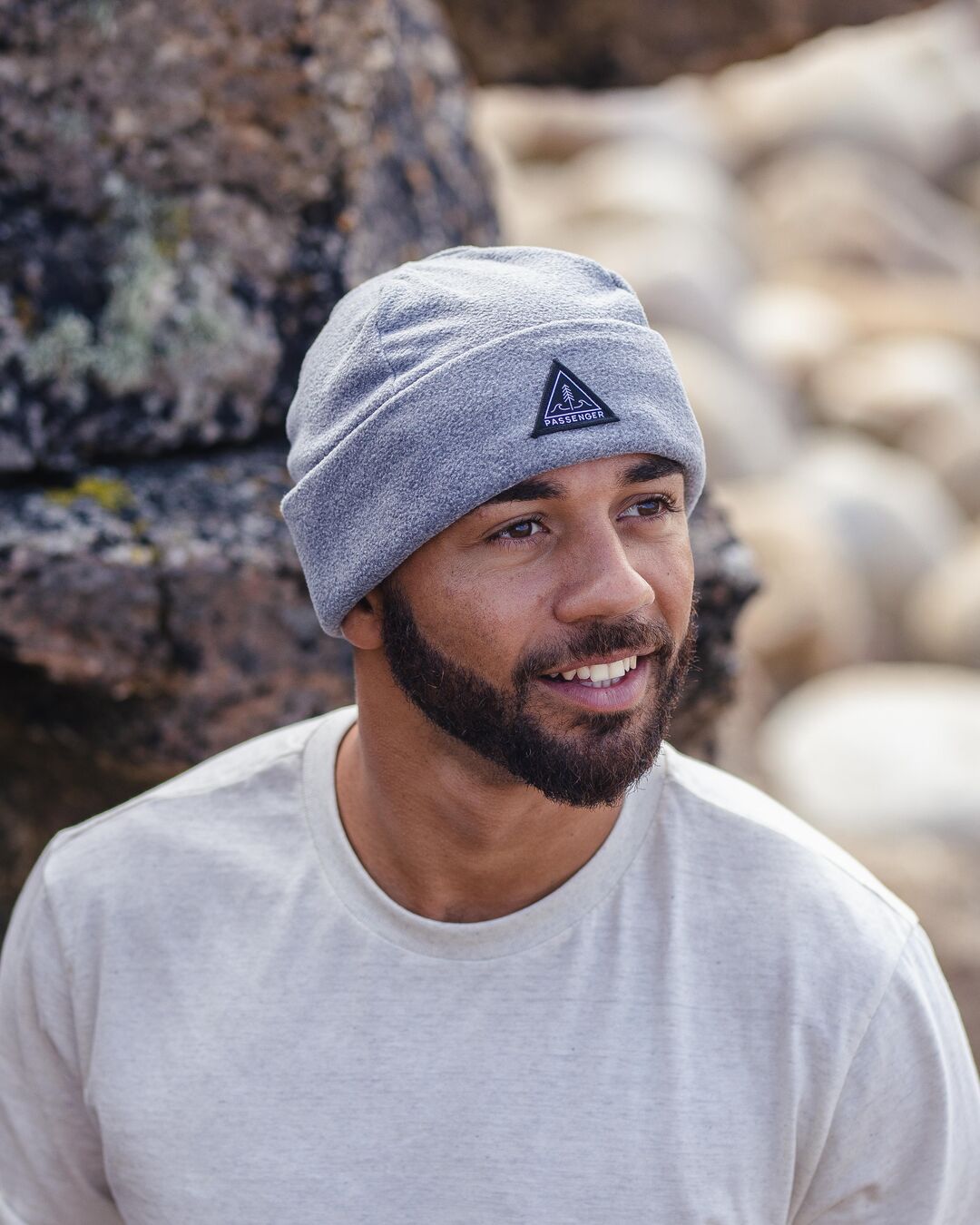 Wanderer Polar Beanie - Grey Marl - Lifestyle