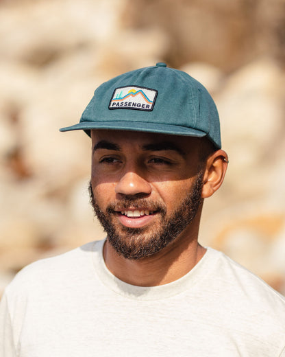 Fluke 5 Panel Cap - Deep Ocean - Lifestyle