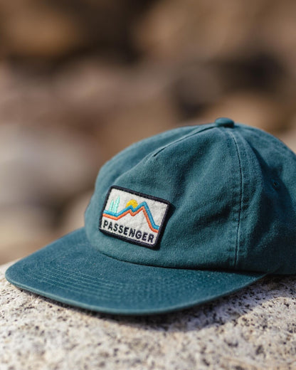 Fluke 5 Panel Cap - Deep Ocean - Lifestyle