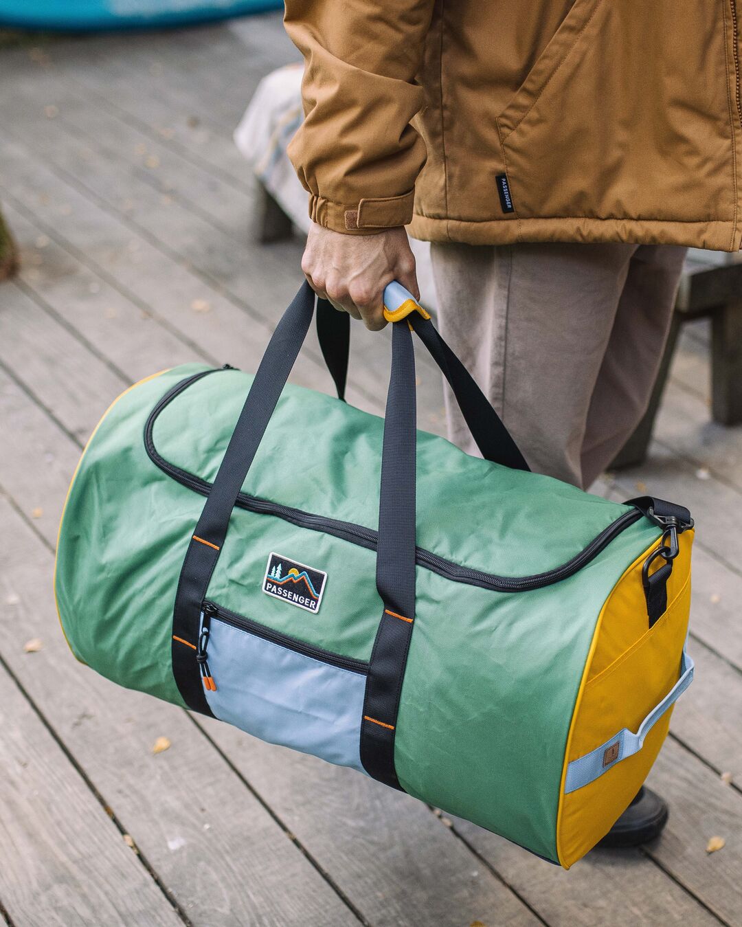Weekender 58L Polyester Duffle Bag - Laurel Green - Lifestyle