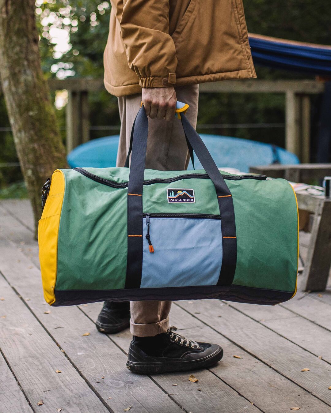 Weekender 58L Polyester Duffle Bag - Laurel Green - Lifestyle
