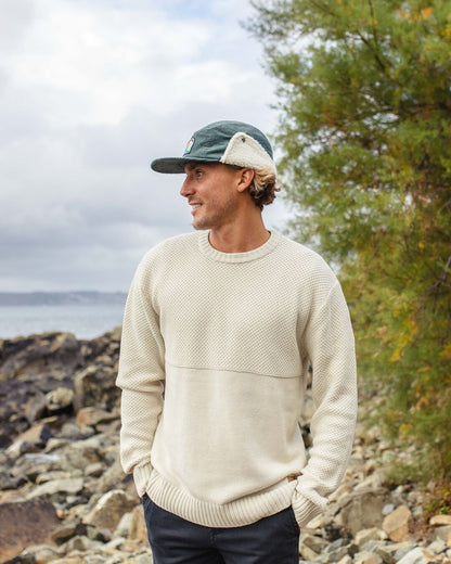 Twill Daytime Sherpa Lined Hat - Deep Ocean - Lifestyle