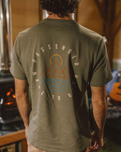 Escapism T-Shirt - Dusty Olive - Lifestyle