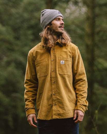 Backcountry Corduroy Shirt - Mustard Gold - Lifestyle