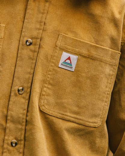 Backcountry Corduroy Shirt - Mustard Gold - Lifestyle
