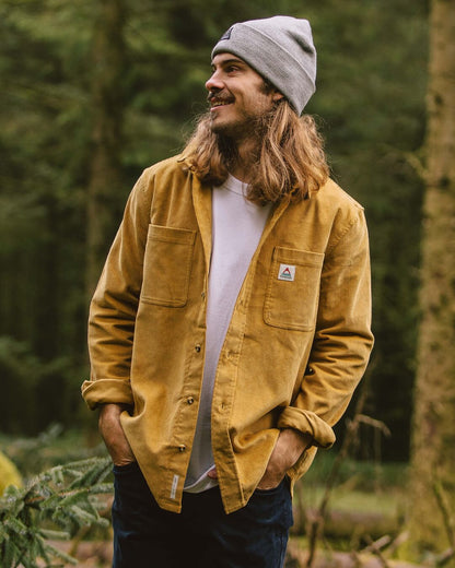 Backcountry Corduroy Shirt - Mustard Gold - Lifestyle