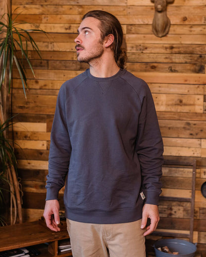 Heritage Men's Sweatshirt - Faded Black - Lifestyle