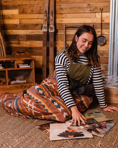 Twilight Sleeping Bag - Ginger Paddle Geo - Lifestyle