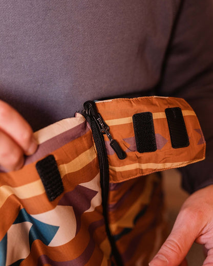 Twilight Sleeping Bag - Ginger Paddle Geo - Lifestyle