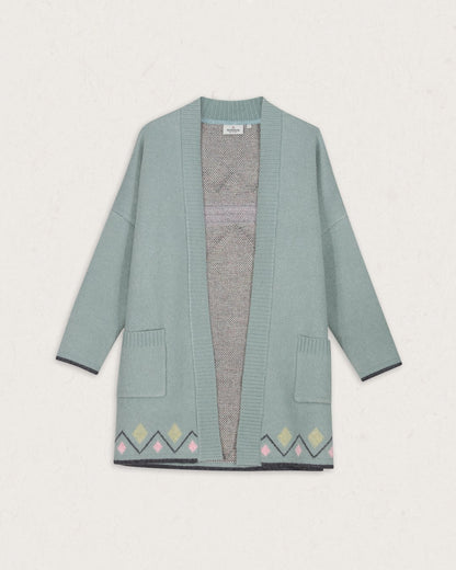 Leif Yarn Cardigan - Pistachio - Lifestyle
