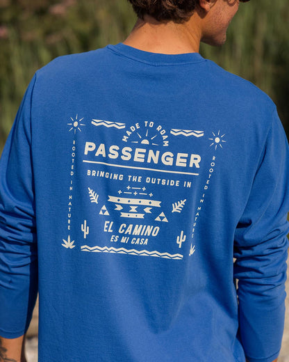 Roam Free LS T-Shirt - True Blue - Lifestyle