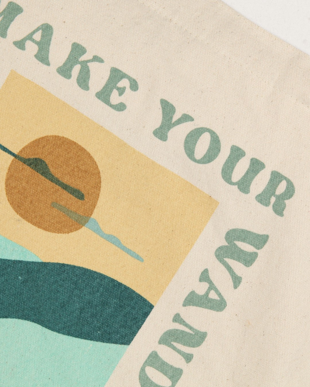 Sunrise Cotton Tote Bag - Off White - Lifestyle