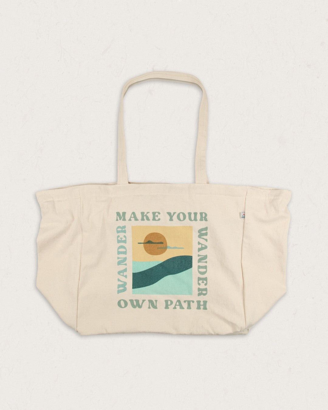 Sunrise Cotton Tote Bag - Off White - Lifestyle